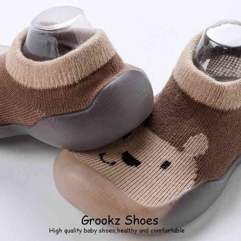 animal-sock-shoes-brown-bear Grookz Shoes - Sophia's Style-3
